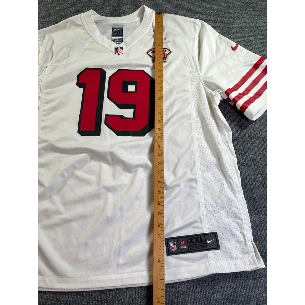 Nike San Francisco 49ers Deebo Samuel Jersey‎ Mens XXL White 75th Anniversary 19